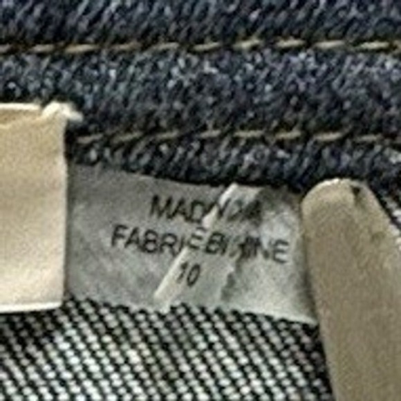 Ramy Brook Denim Wrap Skirt Flap Aztec Woven Panel Boho Sz 10 Bohemian western - Picture 7 of 9